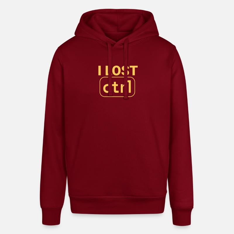 « | CTRL perdue Programmeur » - Sweat à capuche SOUNDER Stanley/Stella Unisexe - bordeaux
