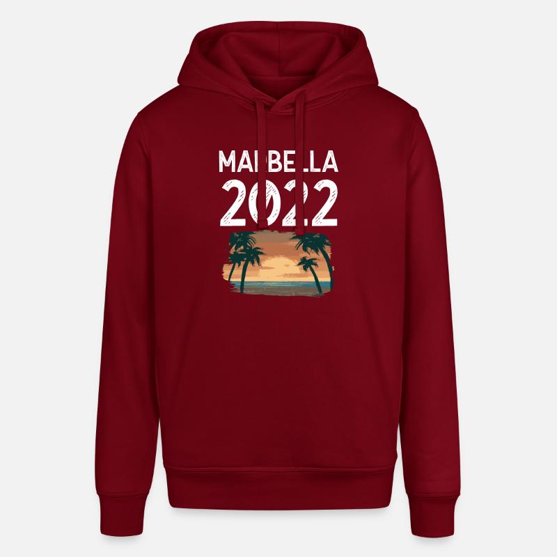 Marbella 2022 - Sweat à capuche SOUNDER Stanley/Stella Unisexe - bordeaux