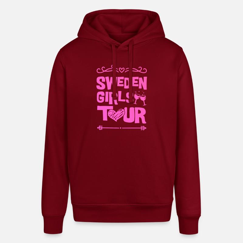 Équipe de Suède - Sweat à capuche SOUNDER Stanley/Stella Unisexe - bordeaux