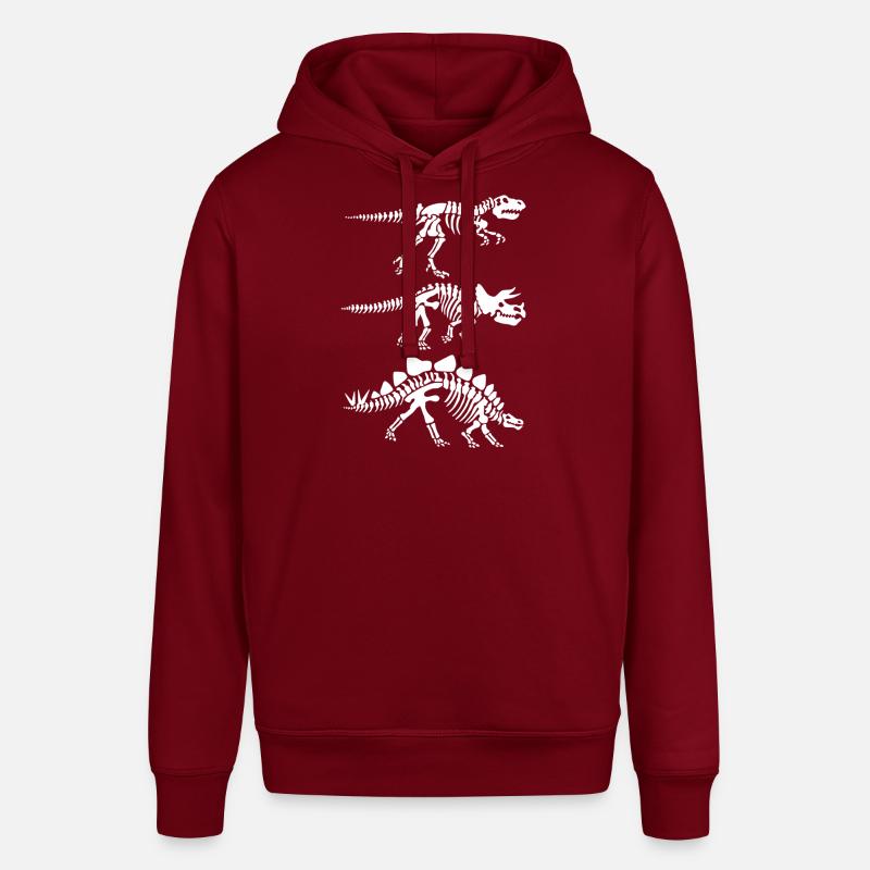 anatomie du squelette de dinosaure - Sweat à capuche SOUNDER Stanley/Stella Unisexe - bordeaux