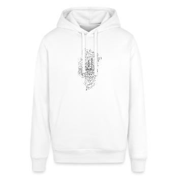 Emsland/Outline/Black - Stanley/Stella SOUNDER Unisex Hoodie - burgundy - Front - Alina (178cm) & Michal (187cm)