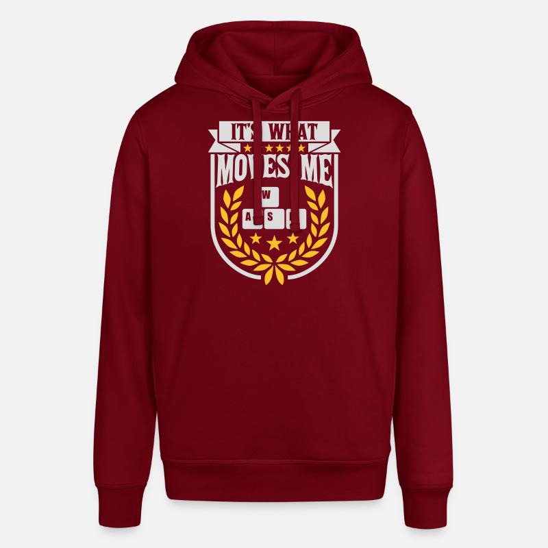 c’est ce qui m’émeut - Sweat à capuche SOUNDER Stanley/Stella Unisexe - bordeaux