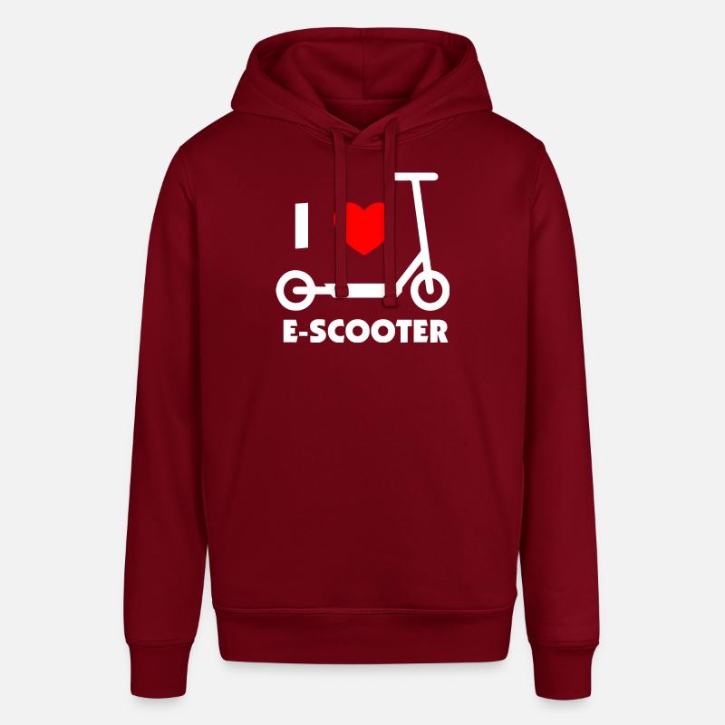 E-Scooter E-Roller Scooter - Sweat à capuche SOUNDER Stanley/Stella Unisexe - bordeaux