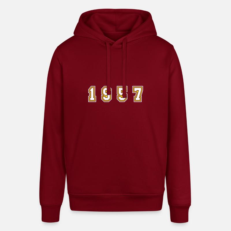 Numéro de l’année 1957 - Sweat à capuche SOUNDER Stanley/Stella Unisexe - bordeaux