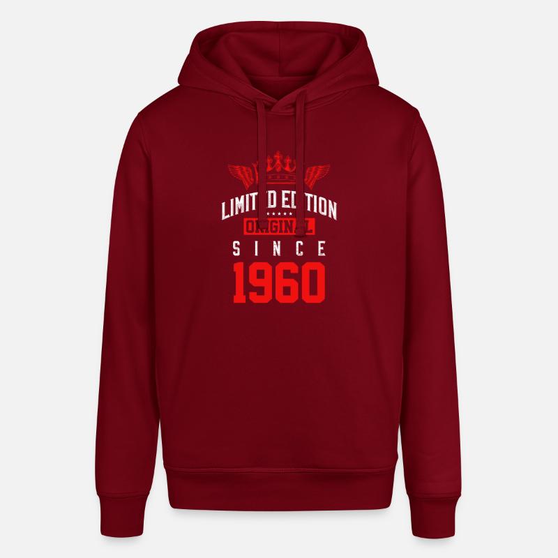 Édition limitée 1960 - Sweat à capuche SOUNDER Stanley/Stella Unisexe - bordeaux
