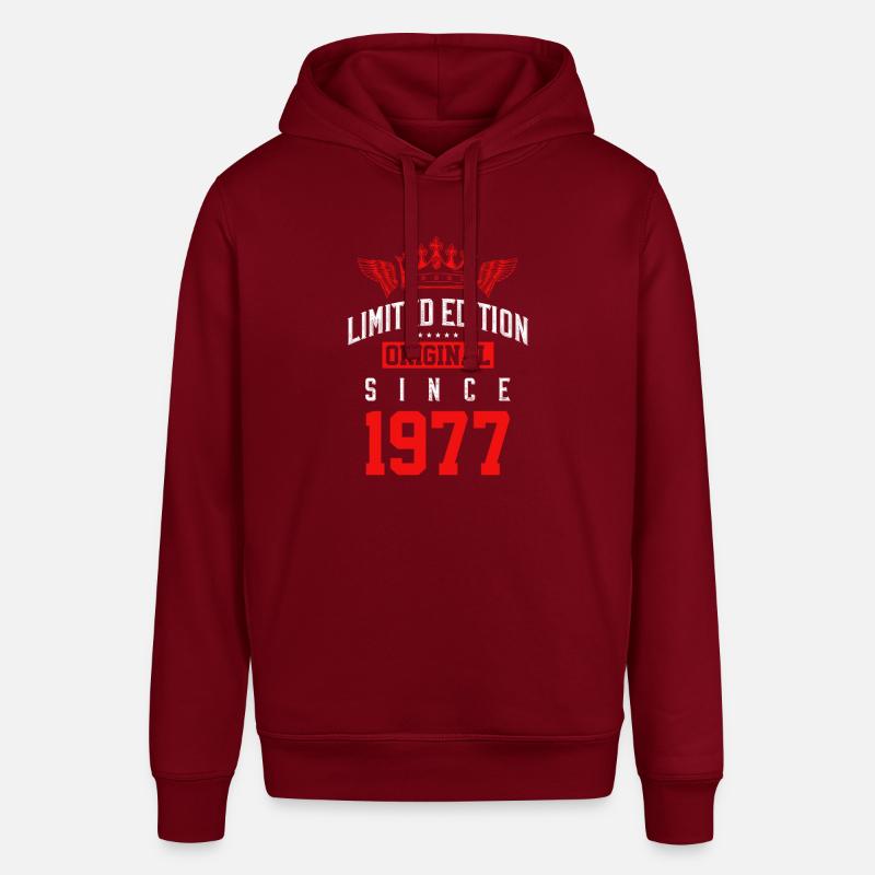 Édition limitée 1977 - Sweat à capuche SOUNDER Stanley/Stella Unisexe - bordeaux