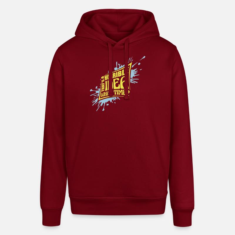C’est une idée horrible - Sweat à capuche SOUNDER Stanley/Stella Unisexe - bordeaux