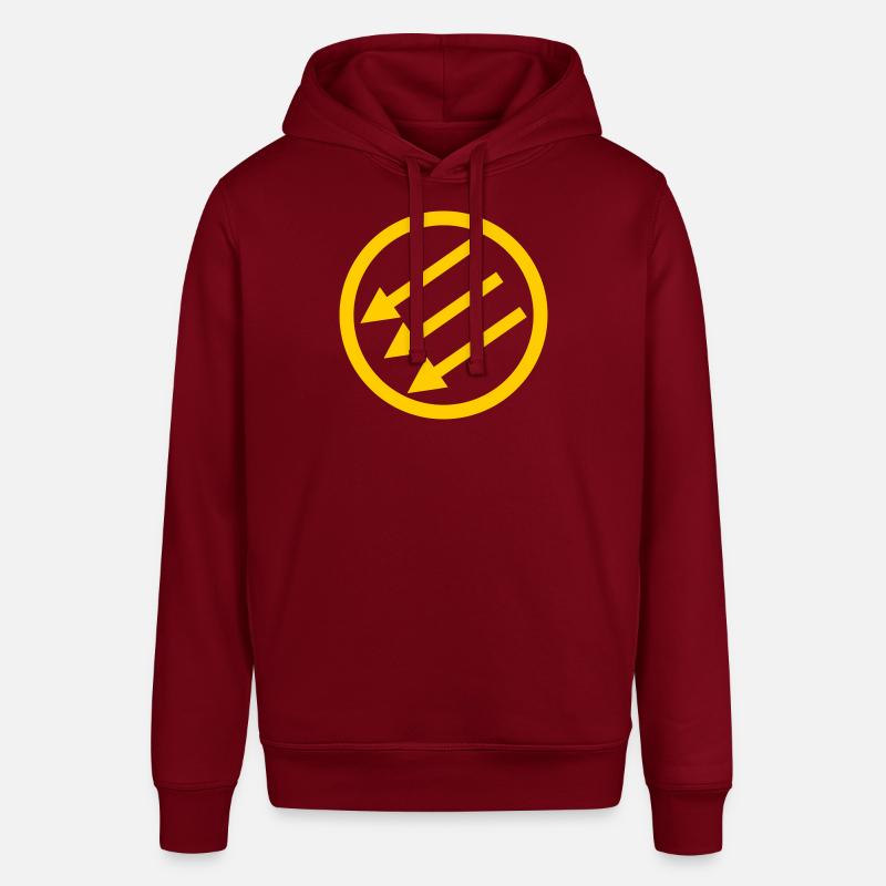 Järnfronten / Eiserne Front / Iron Front - Stanley/Stella Unisex Hoodie SOUNDER - Burgunderrot