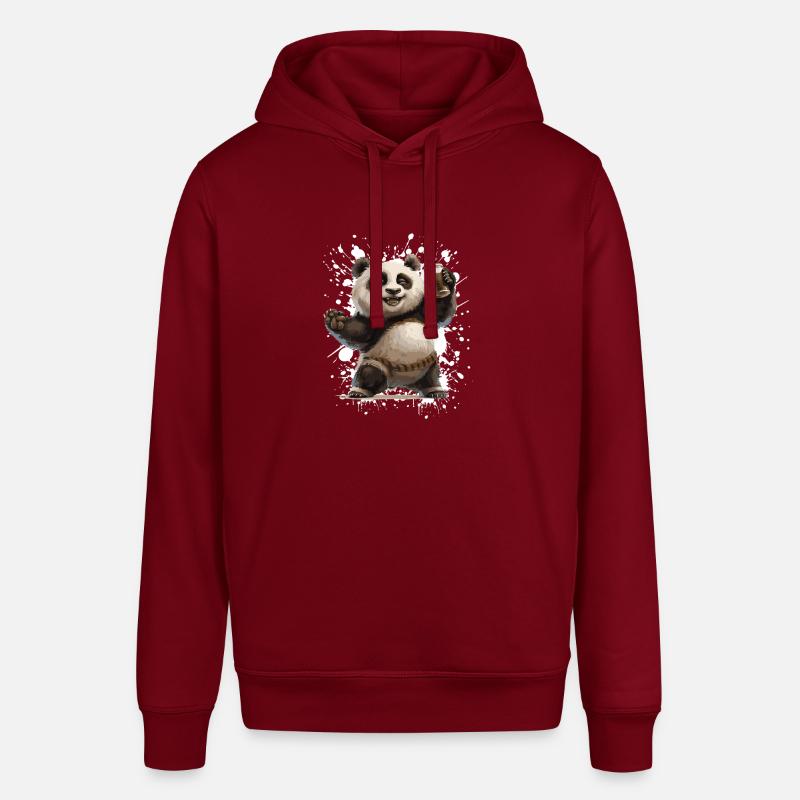 Panda Bière Drôle - Sweat à capuche SOUNDER Stanley/Stella Unisexe - bordeaux