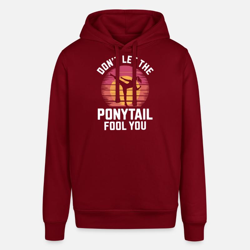 Queue de cheval avec puissance - Sweat à capuche SOUNDER Stanley/Stella Unisexe - bordeaux