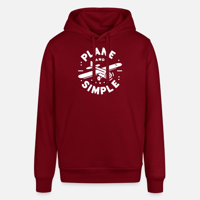 Plan et Simple - Sweat à capuche SOUNDER Stanley/Stella Unisexe - bordeaux