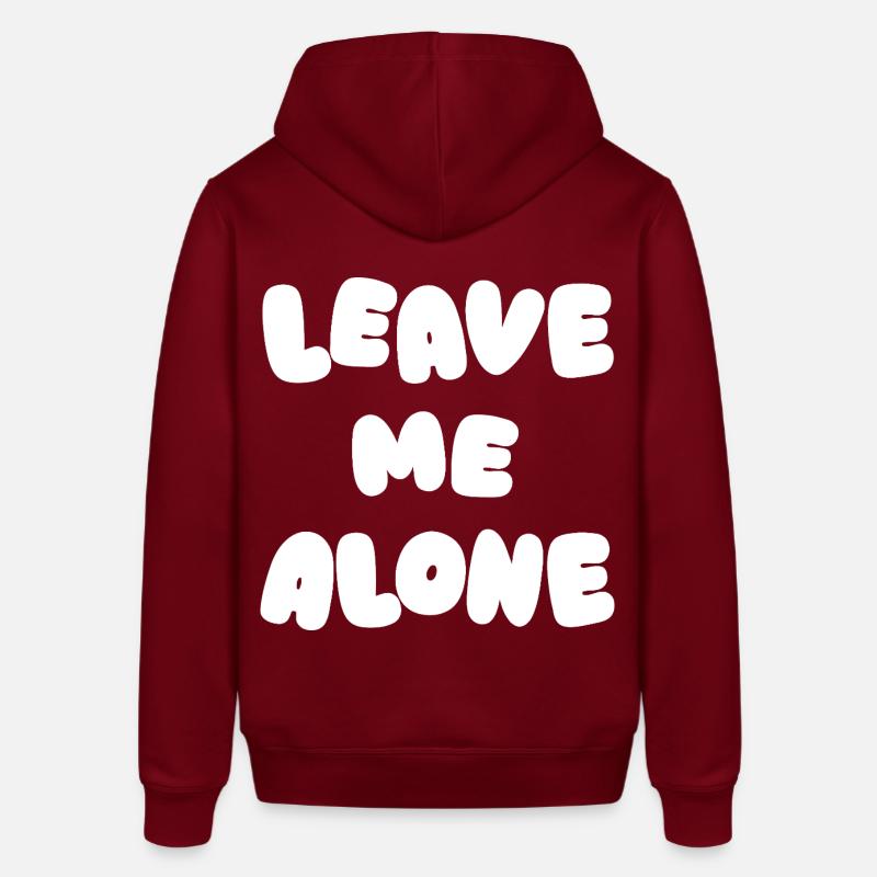 Laisse-moi tranquille - Sweat à capuche SOUNDER Stanley/Stella Unisexe - bordeaux