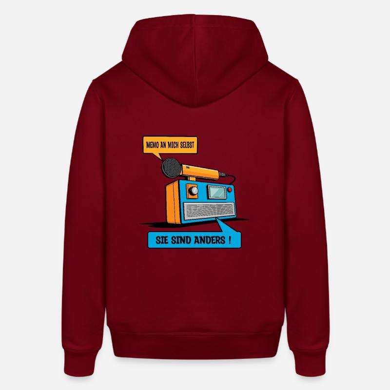 Ils sont différents ! - Sweat à capuche SOUNDER Stanley/Stella Unisexe - bordeaux