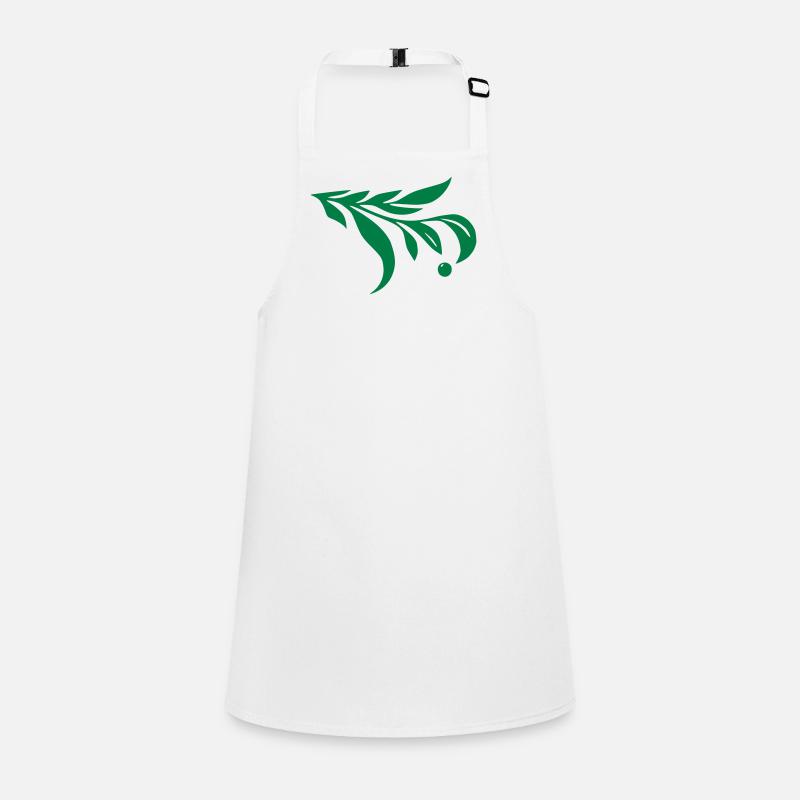 Schnörkel Ranke Zweig Schürze für Kinder