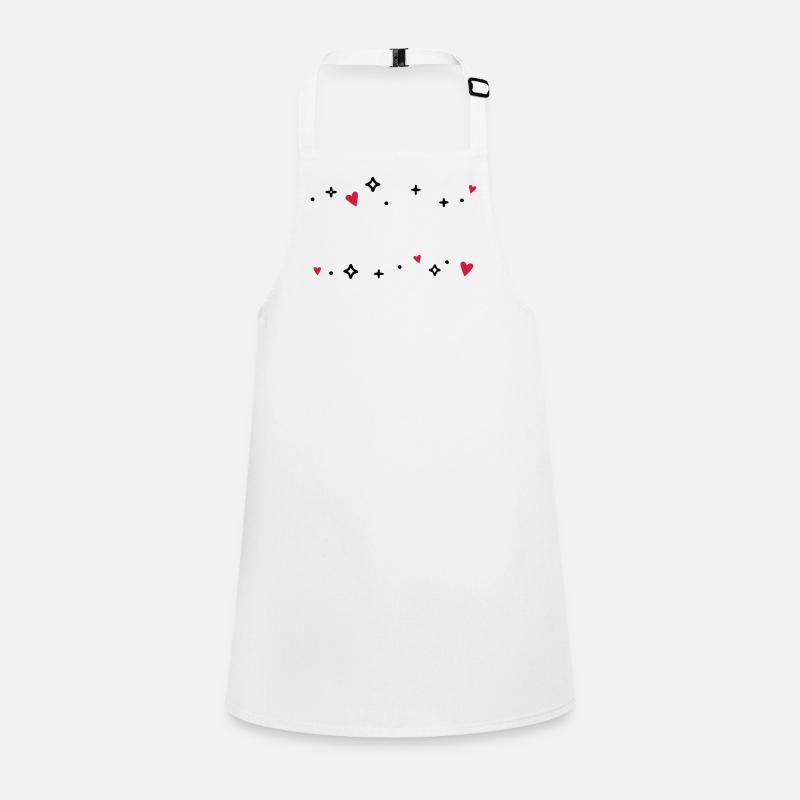 Hearts Starlet Glitter Children's Apron