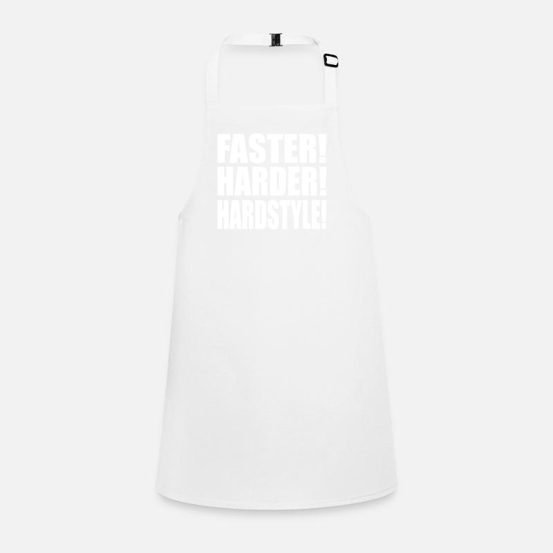 Faster Harder Hardstyle DE Schürze für Kinder