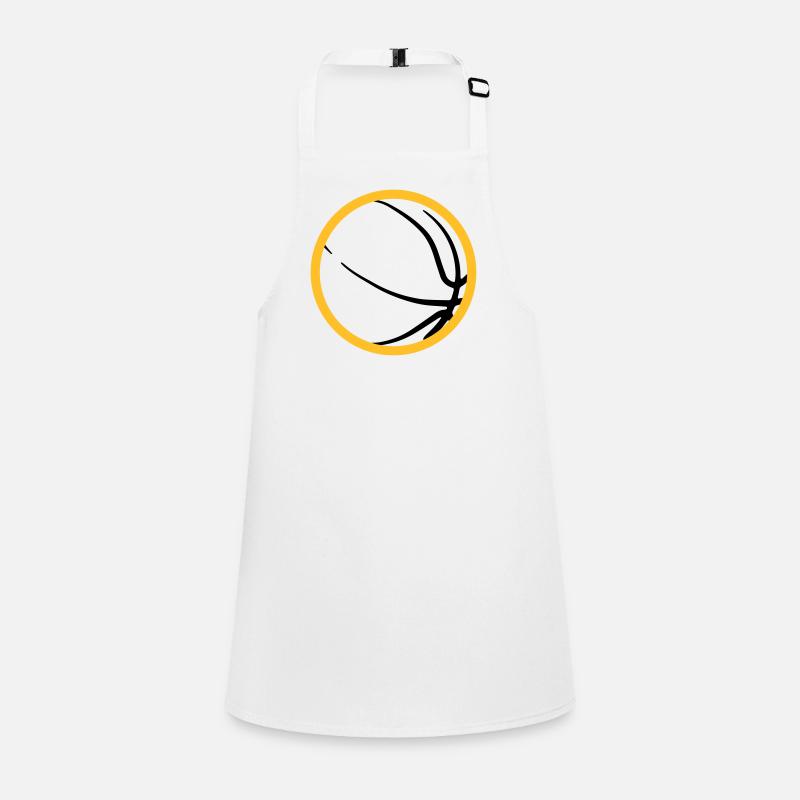 Abstract Basketball Design Children's Apron