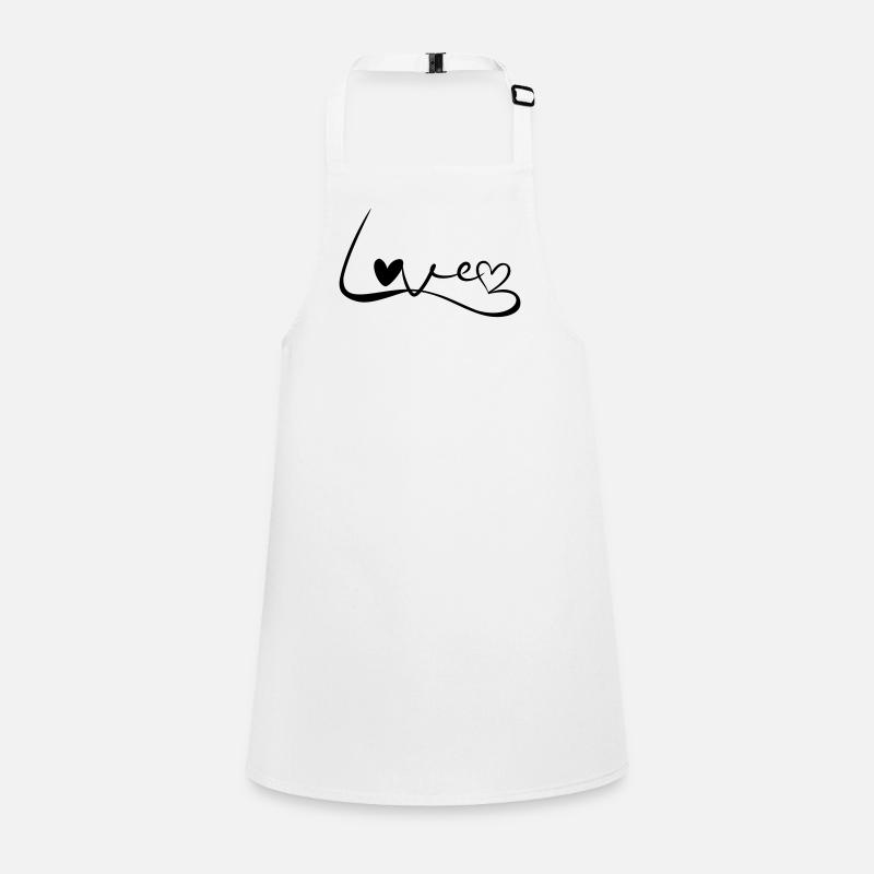 Love Font Children's Apron
