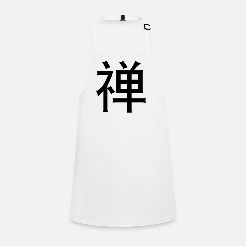 Chinese words: Zen Children's Apron