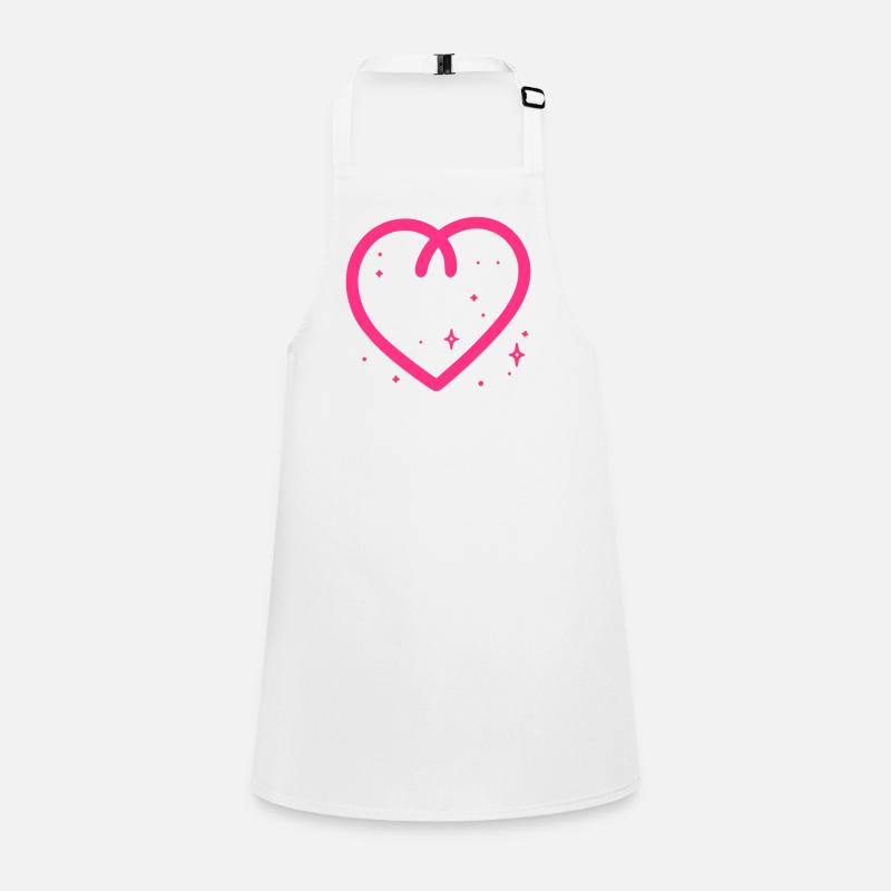 Glitter Heart Children's Apron