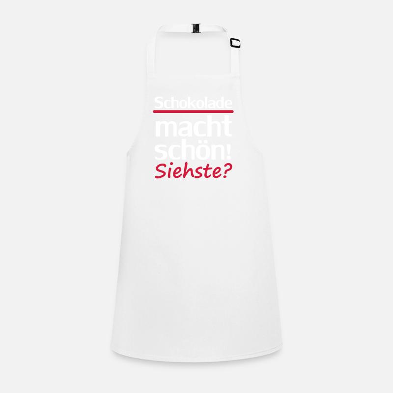 Chocolat vous rend belle! Vous voyez? Tablier Enfant