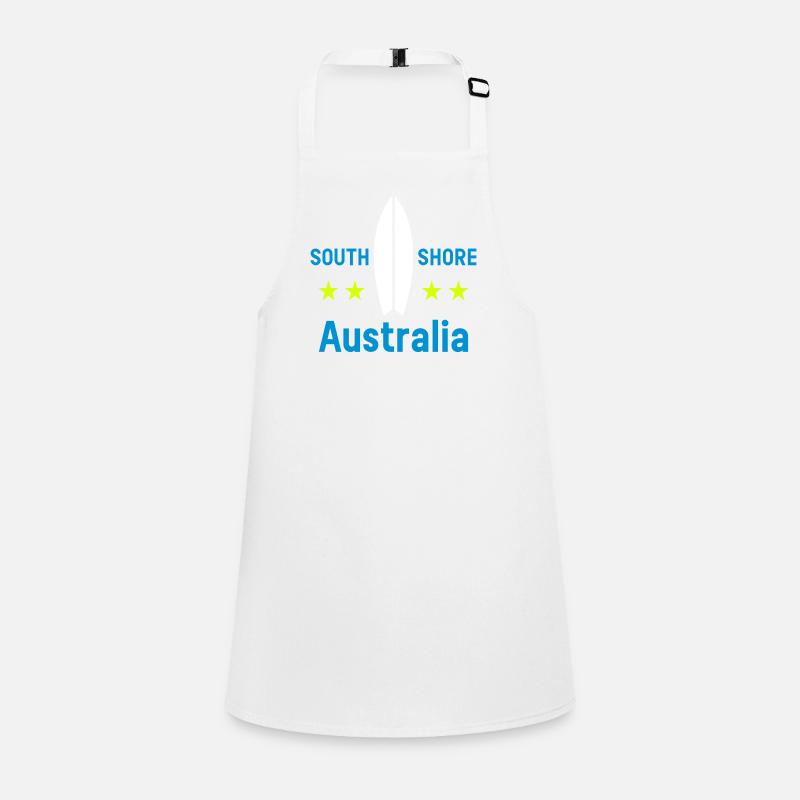 South shore, Australia (Surfbrett, Sterne) Schürze für Kinder