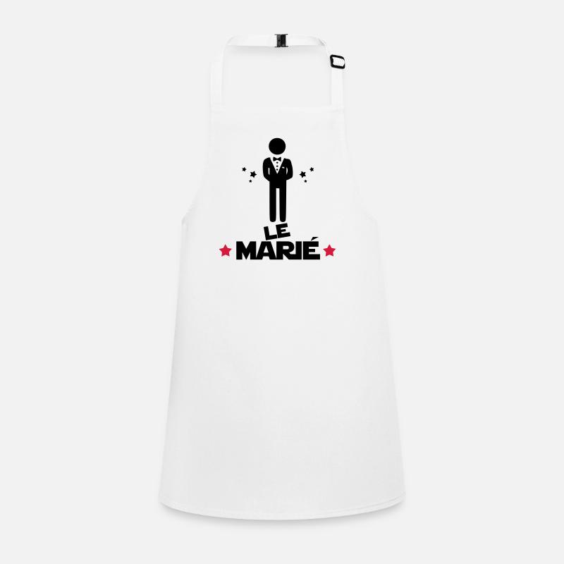 le marié,citations,message,bonhomme Tablier Enfant