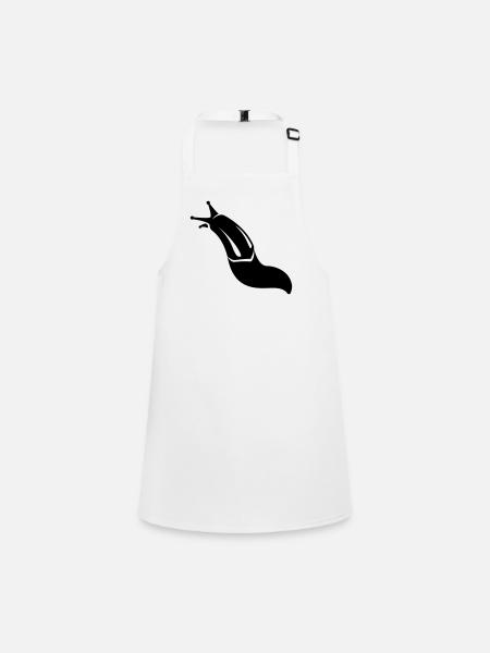 slug - Children's Apron - white - Front
