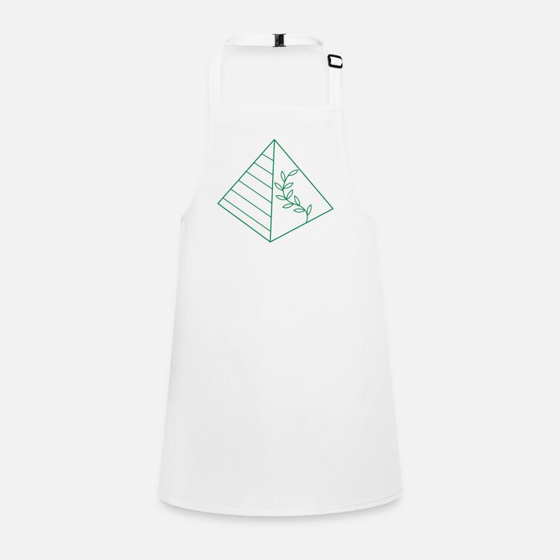 Pyramid with floral growth Children's Apron