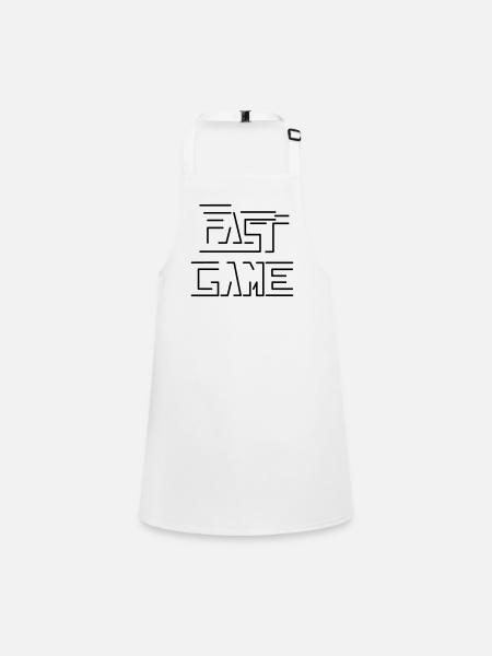 fast game - Children's Apron - white - Front