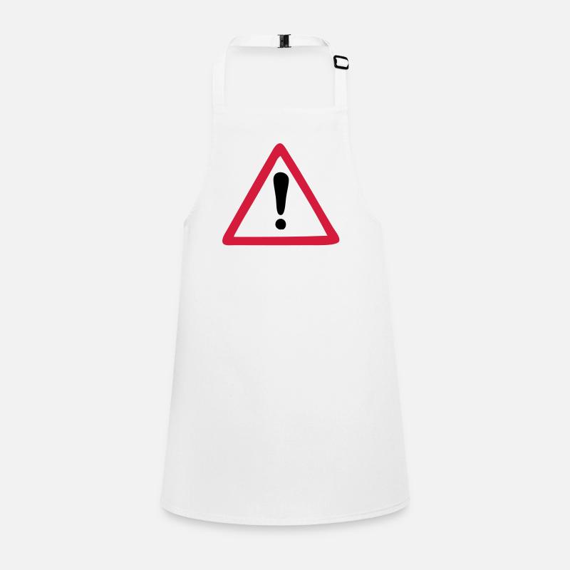 hazard warning sign warning Children's Apron