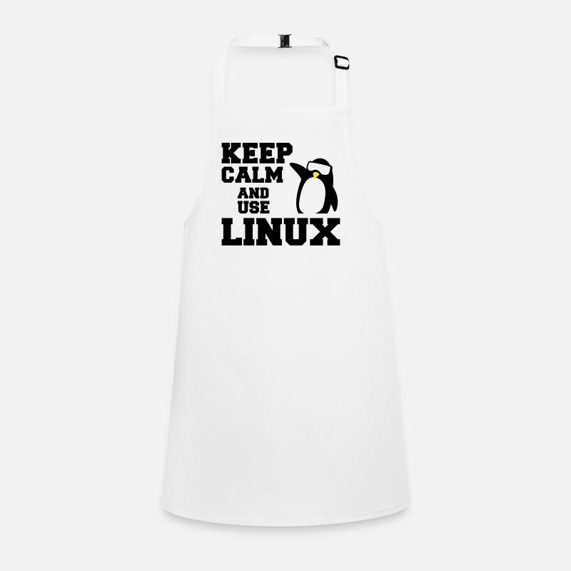 keep calm use linux Children's Apron