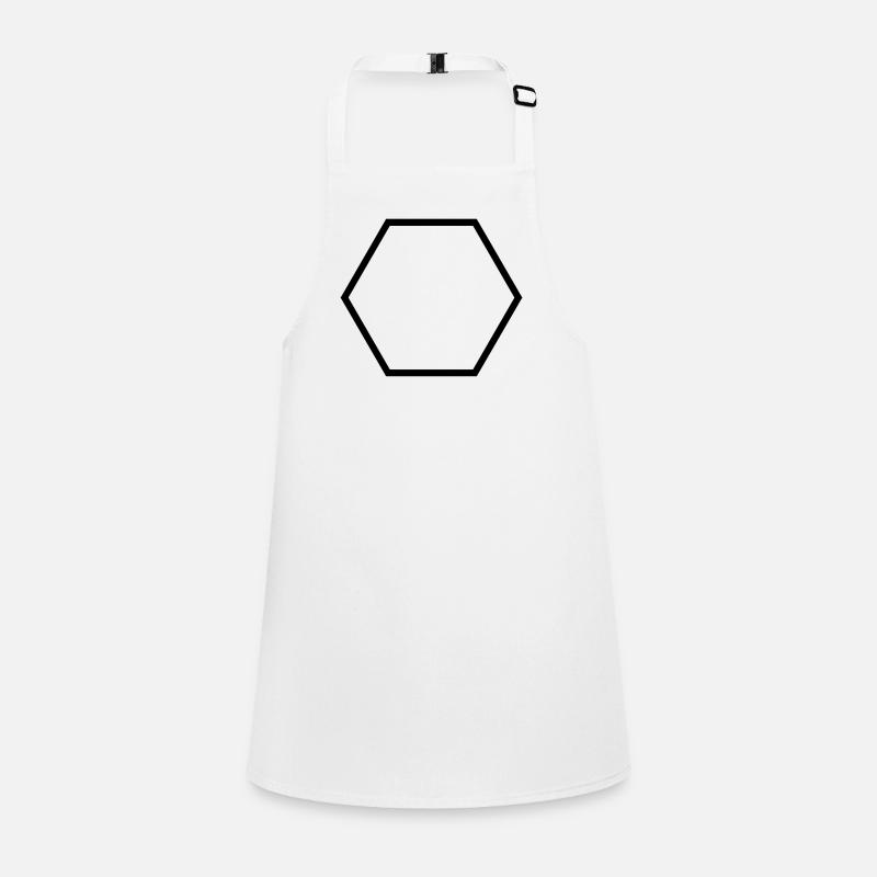 Hexagon Hexagone Sechseck Form - Custom it ! Children's Apron