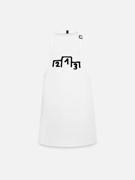 Award Ceremony Podium Placement - Children's Apron - white - Front