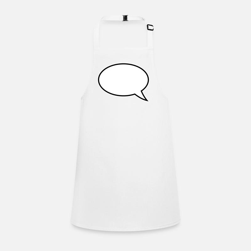 Conception de bulles de dialogue Tablier Enfant