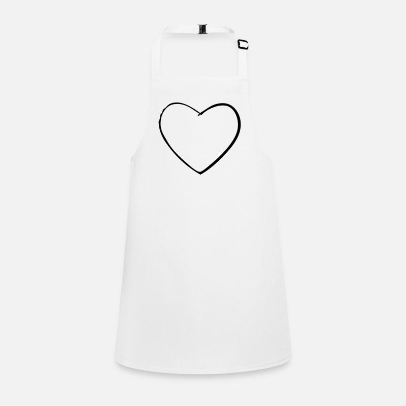 Herz Schürze für Kinder