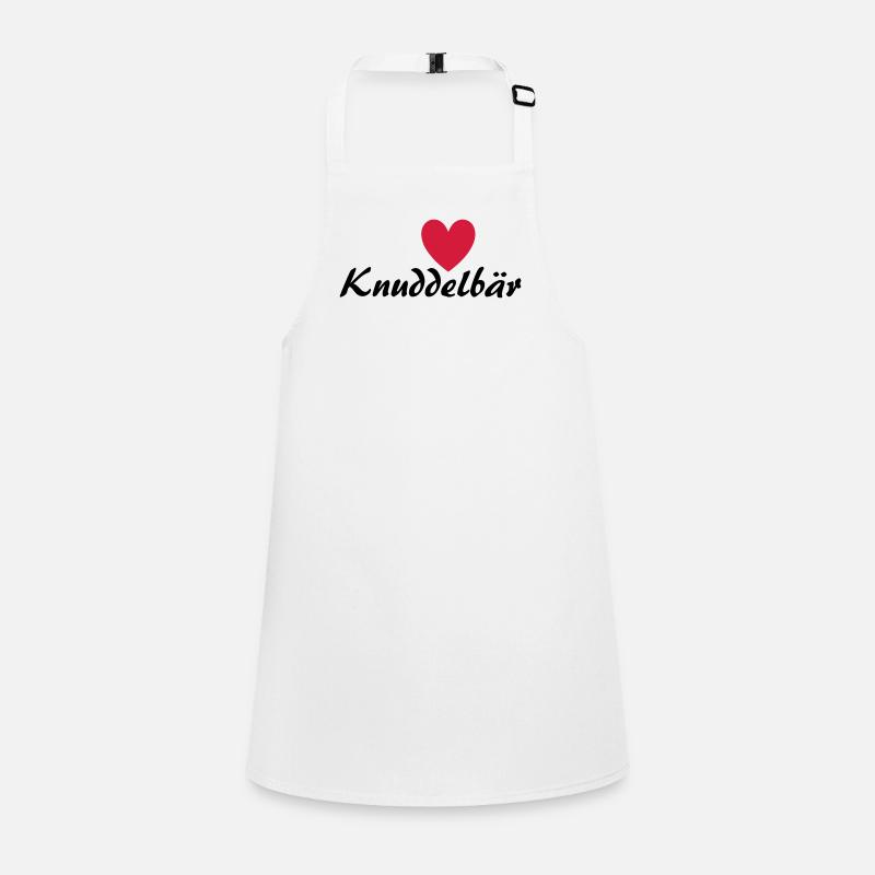 Knuddelbär mit Herz Schürze für Kinder