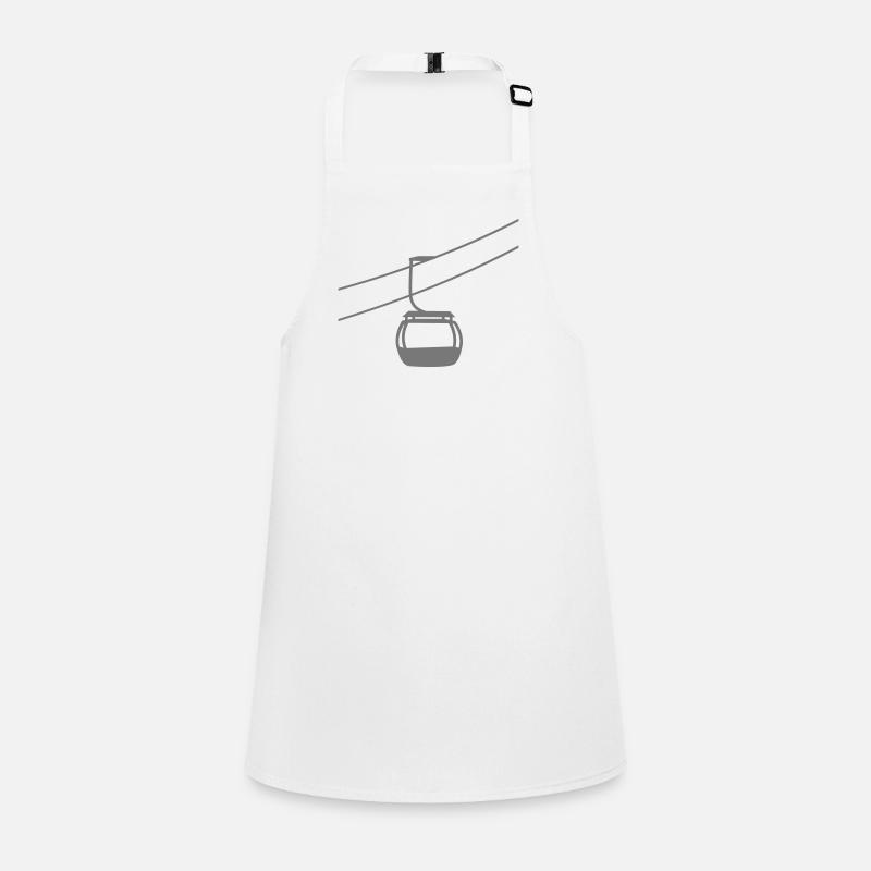 tramway a single cable car gond Children's Apron