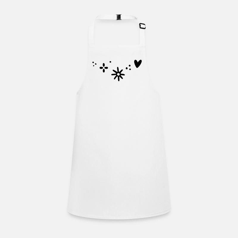 Heart Star Pattern Children's Apron