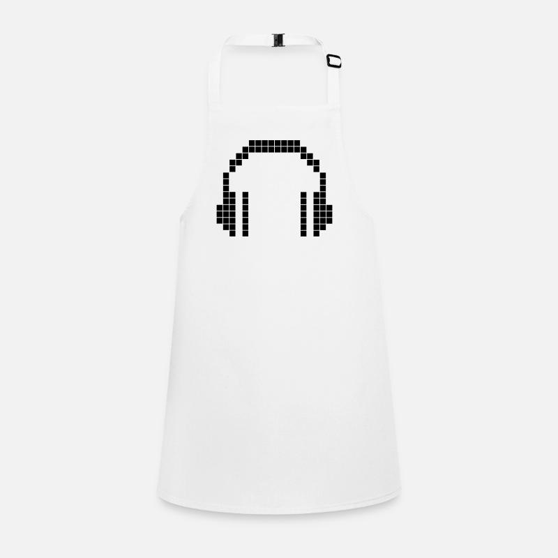 8 BIT Headphones Children's Apron