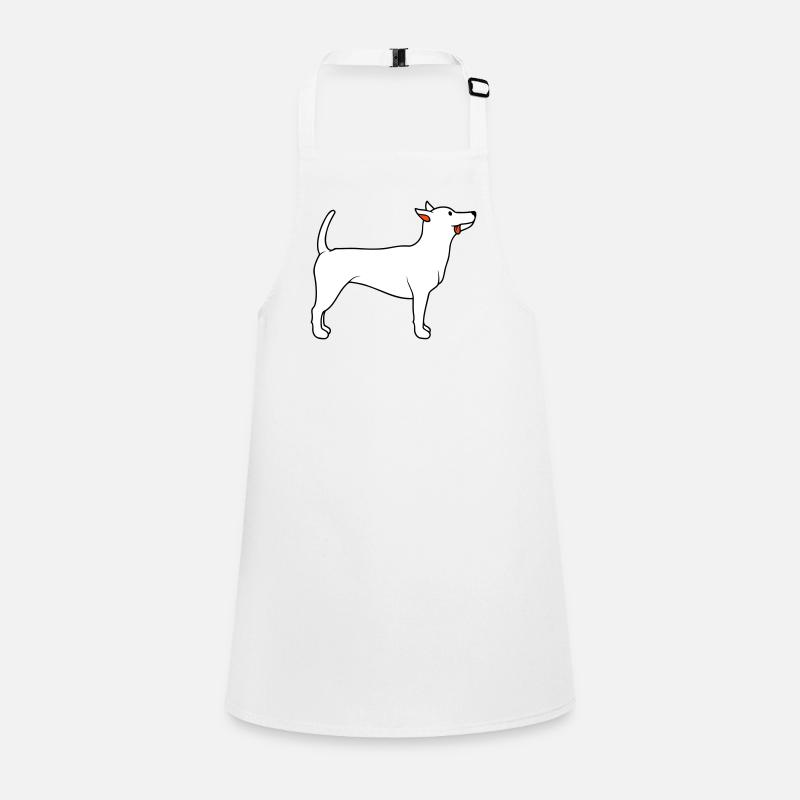 Cher chien tire la langue joyeusement Tablier Enfant
