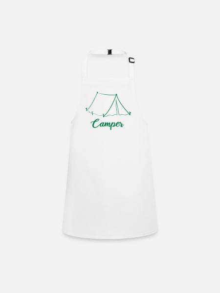 tent - Children's Apron - white - Front