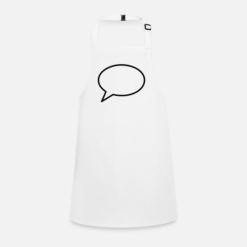 Speech bubble Children's Apron