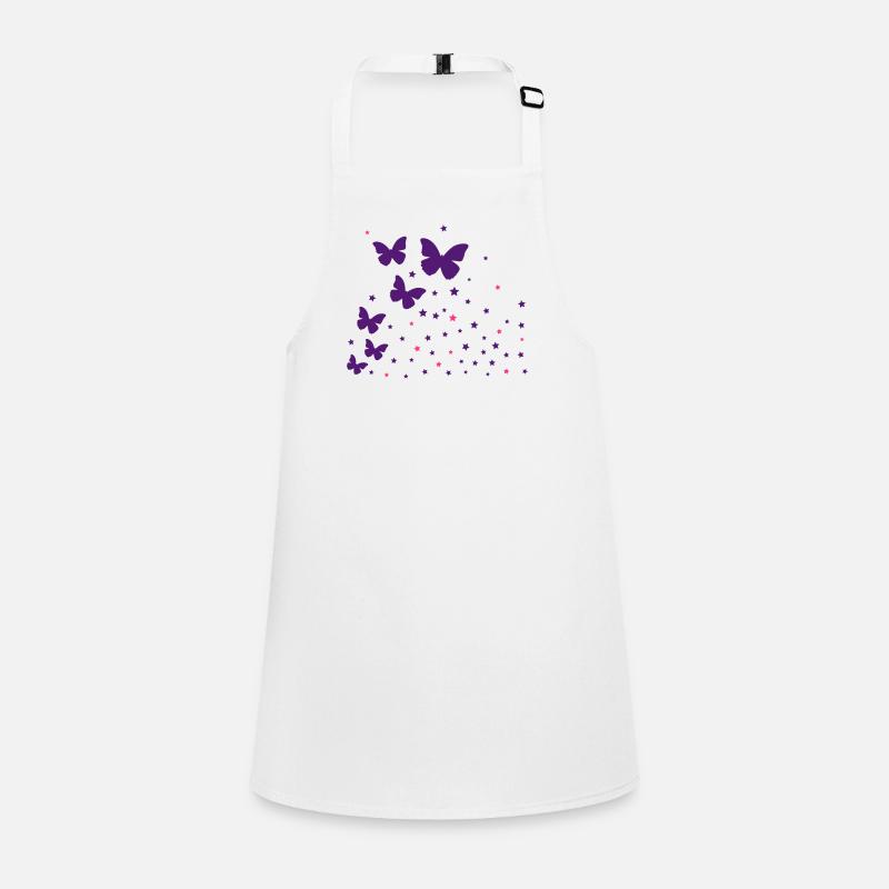 Butterflies & asterisk Children's Apron