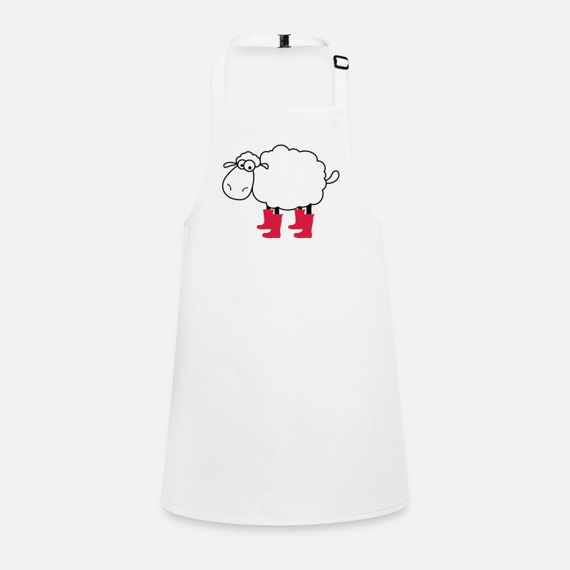 sheep - Children's Apron - white
