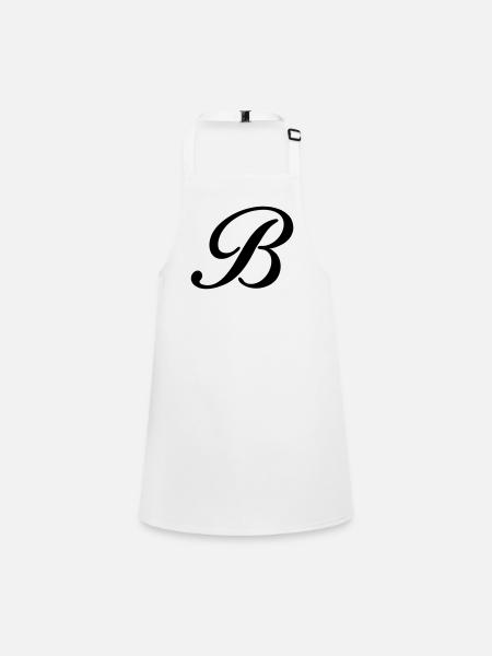 B - Children's Apron - white - Front