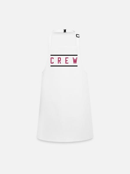 crew - Schürze für Kinder - Weiß - Vorne