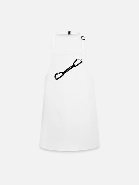 express loop - Children's Apron - white - Front