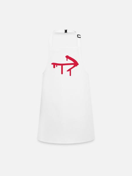 Bloody Arrow - Children's Apron - white - Front