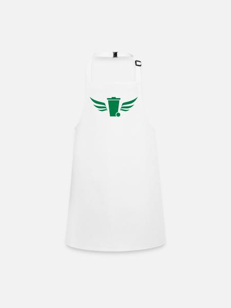 Dustman Ripper Müllmann Eboueur Garbage Trash - Children's Apron - white - Front
